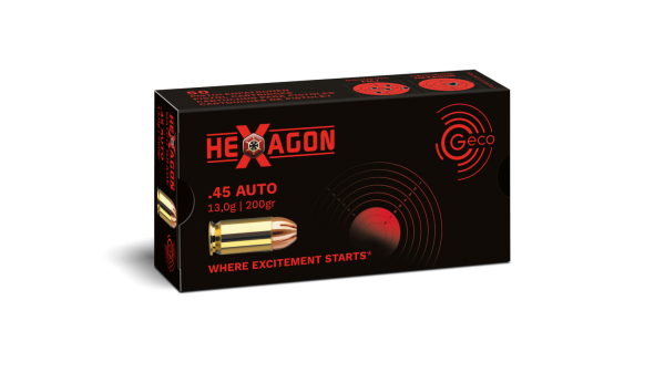 GECO .45 Auto HEXAGON 200grs