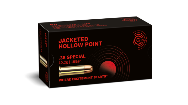 GECO .38 Special Jacketed Hollow Point 158grs