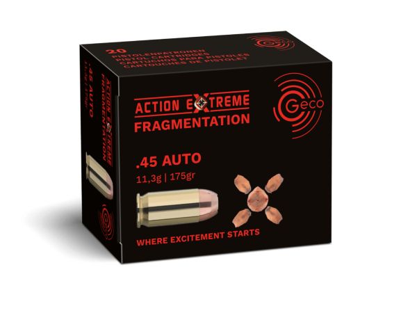 GECO.45 Auto Action Extreme Fragmentation 175grs