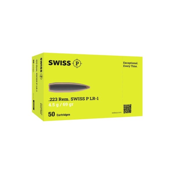 SWISS P .223 Rem FMJ 55grs / 3,6g