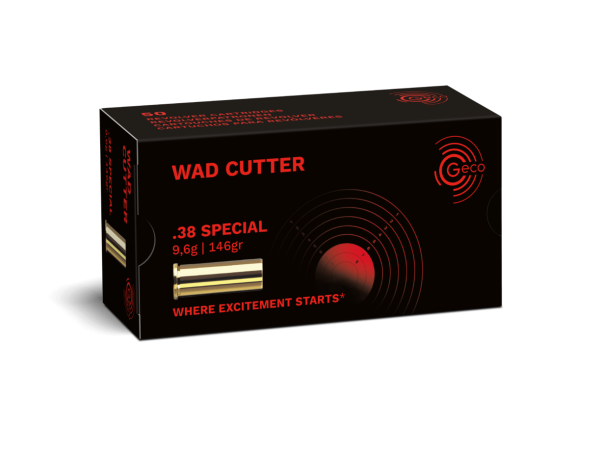 GECO .38 Special WC Wad Cutter 146 grs