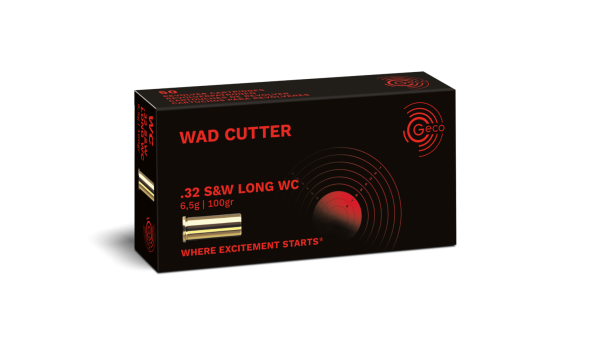 GECO .32 S&W long WC Wad Cutter 100 grs