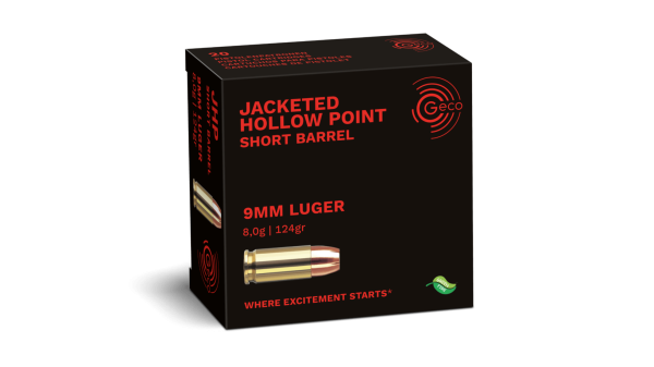 GECO 9 mm Luger Jacketed Hollow Point 124grs