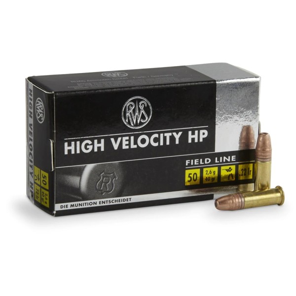 RWS 22lr High Velocity HP 40grs