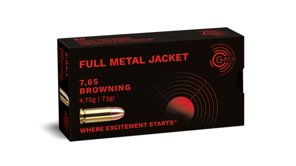 GECO 7,65 Browning Full Metal Jacket 73grs