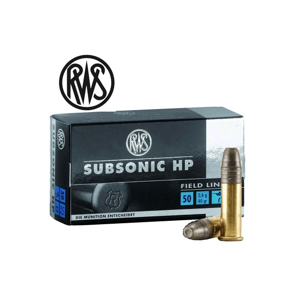 RWS 22lr Subsonic HP 40grs