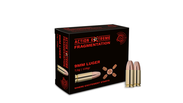 GECO 9 mm Luger Action Extreme Fragmentation 108grs